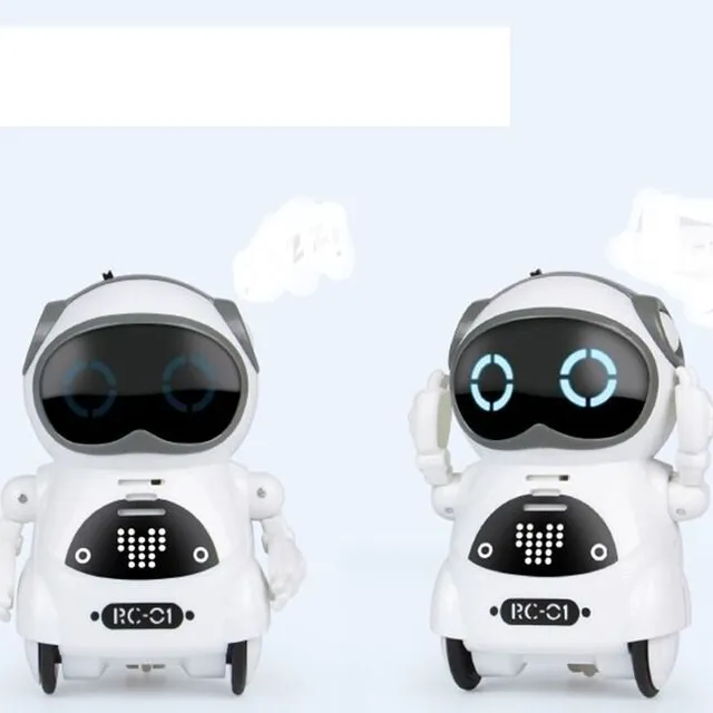 Uroczy elektryczny inteligentny mówiący mini robot Joshua