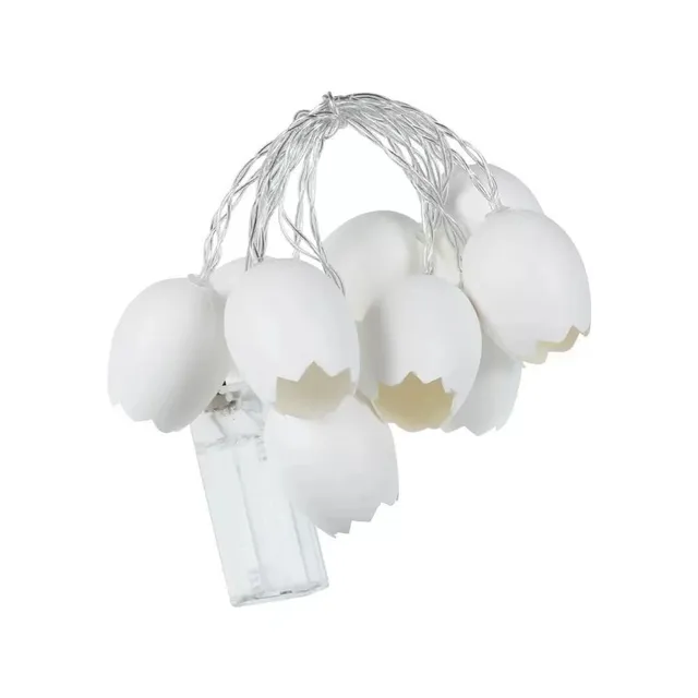 Easter LED light chain with eggs