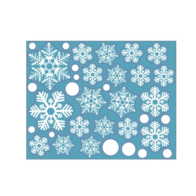 Christmas Window Stickers Snowflake - 36 Pieces