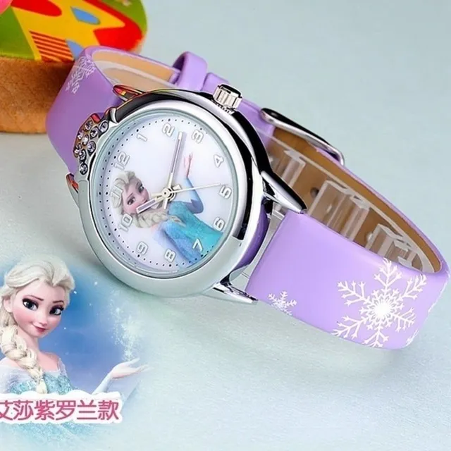 Zegarek na rękę dla dziewczynek | Ice Kingdom purple