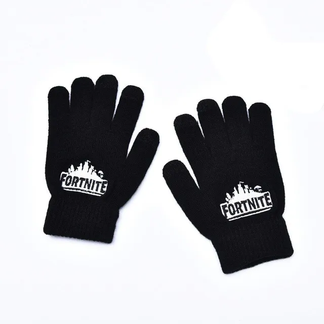 Teplé zimní rukavice Fortnite