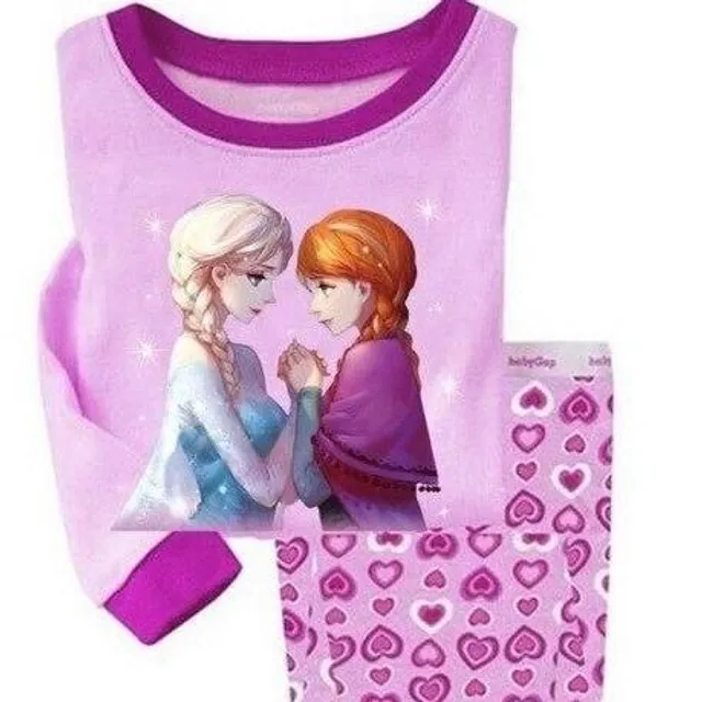 Pijama călduroasă pentru fetițe Frozen