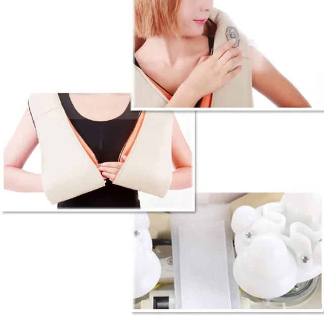 Multifunkčný masážny prístroj na krk a ramená