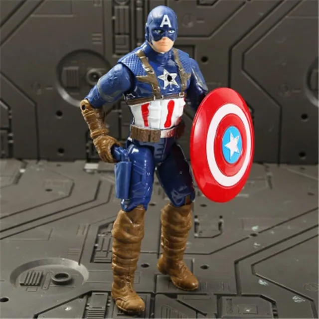 Action figures of popular superheroes