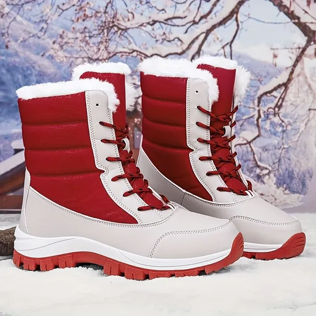 Thermal Boots Do Snow With Fleece lining, Waterproof Waterproof Outdoor Boots Do Tickle Resistant Against Worth