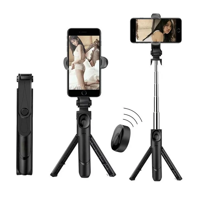 Selfie stick / tripod with bluetooth remote control