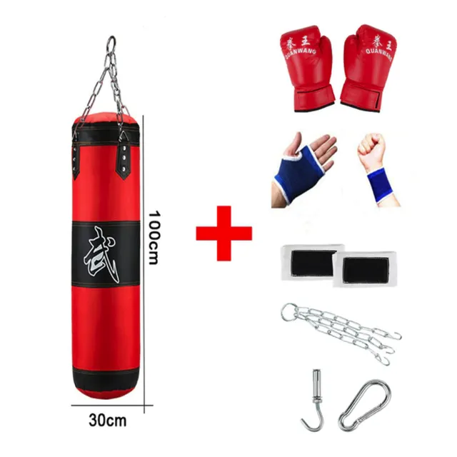 Boxing bag with chain