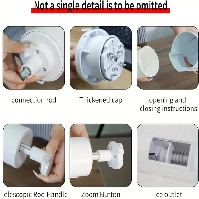 Customized For Vertical Mixer KitchenAid Accessories For Ice Shaving, Equipped with 8 Forms On Ice, Accessories For Ice Machines, Accessories/Tools For Snow Scissors Production (excluding Machines/mixer)