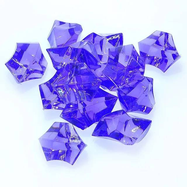 Acrylic crystal gemstones for the decoration of aquariums and vases