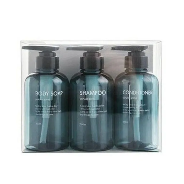 Set of cosmetic bottles 3 pcs