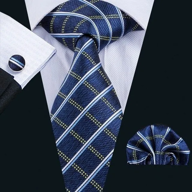 Stylish Men's Set © Tie, Kapeník, Cuff linkek