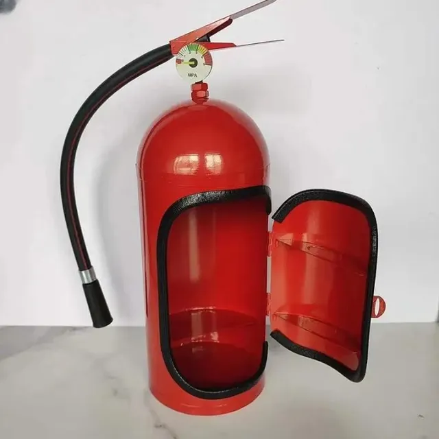 Mini bar stilat în formă de stingător de incendiu