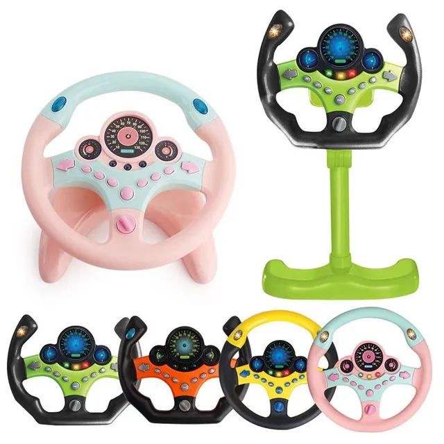 Child simulation steering wheel for car