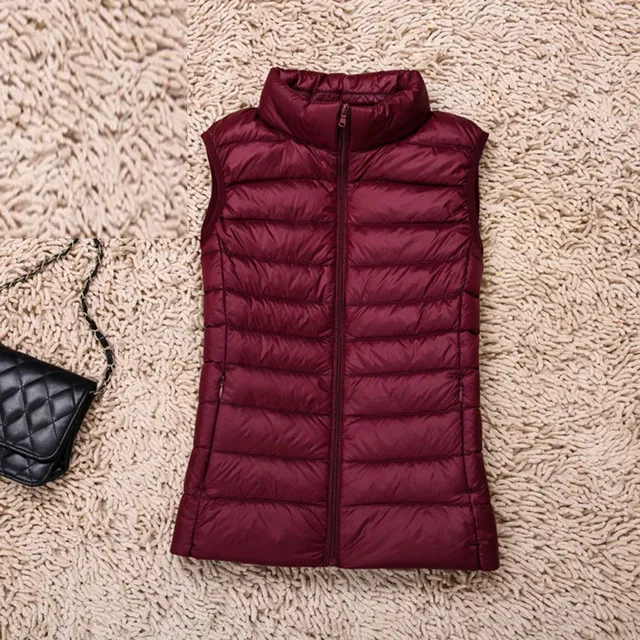 Beautiful ladies lightweight down vest