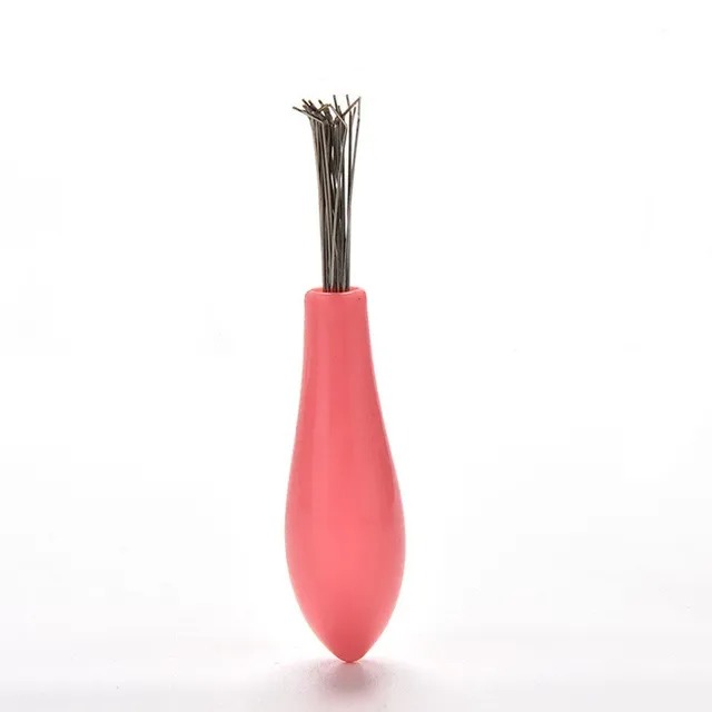 Auxiliary hairbrush cleaner