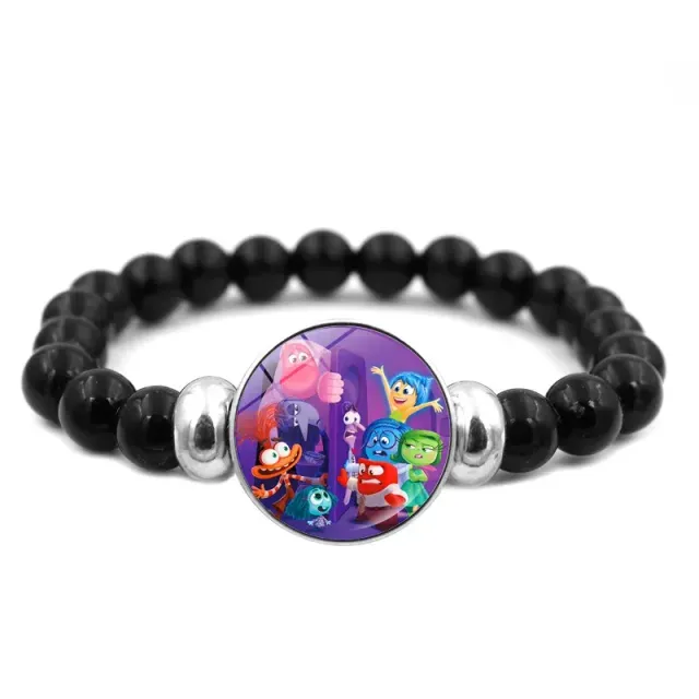 Colorful baby bead bracelet with pictured figure from a fairy tale In the head 2 - Inside Out 2