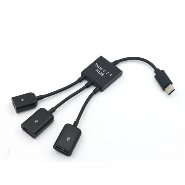 Splitter USB-C cu 3 porturi