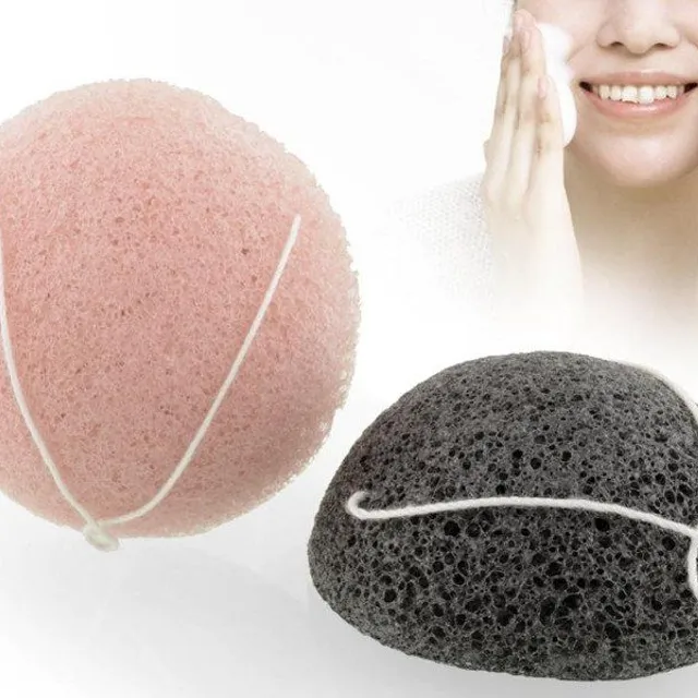 1 piece of konjac sponge for perfect cleansing of the skin