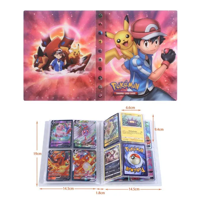 Pokémon VMax Anime Album zberateľských kariet