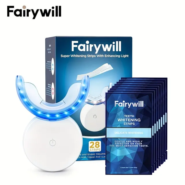 Białe zęby od Fairywill: Zestaw do wybielania zębów