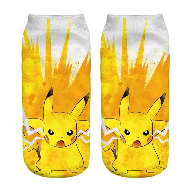 Kids stylish socks with Pokémon motif