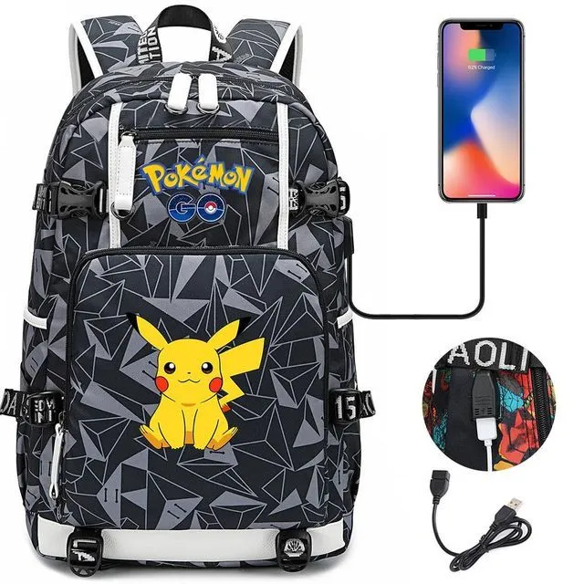 Pokémon backpack with charging function - Pikachu 06