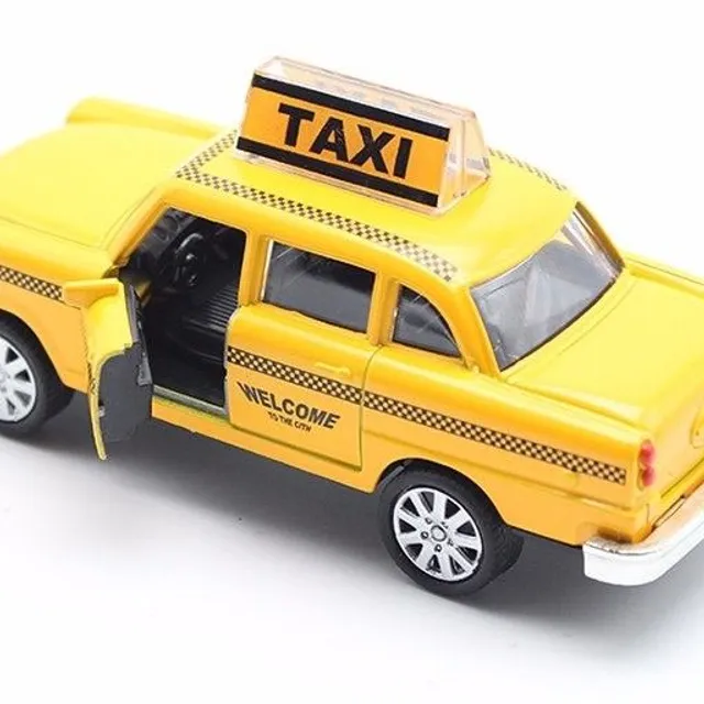 Mașinuță de taxi - Galbenă