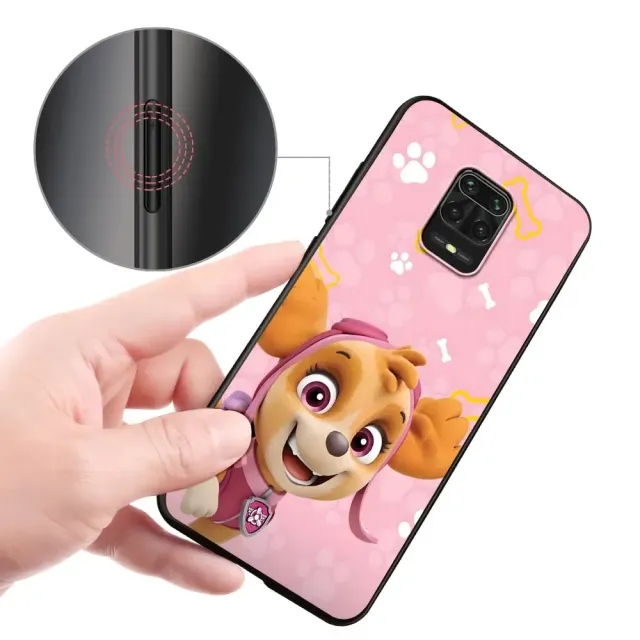 Stylish children's cover for Xiaomi Redmi phones with theme Paw Patrol
