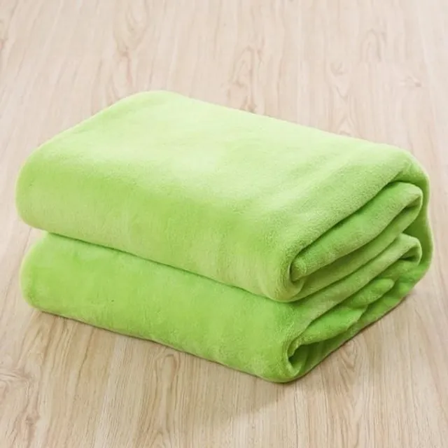 Lightweight thin mechanical flannel blanket Super warm soft blankets