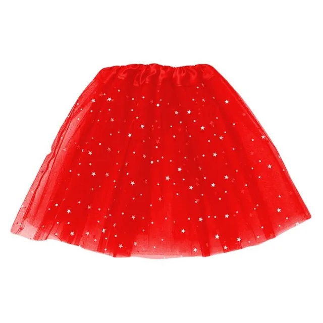 Children's colourful skirt with sequins r