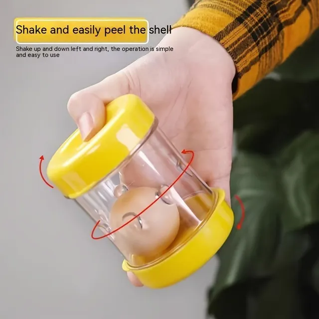 Smart egg peeler - creative design for easy and fun peeling