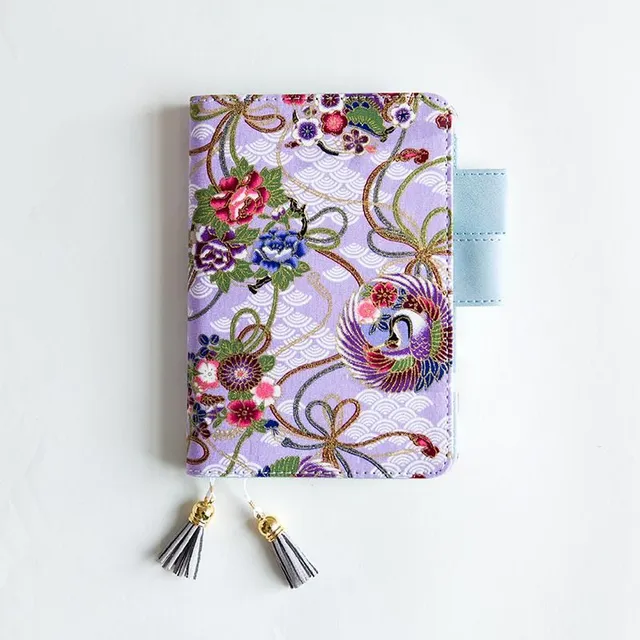 Diary with Japanese fabric cover