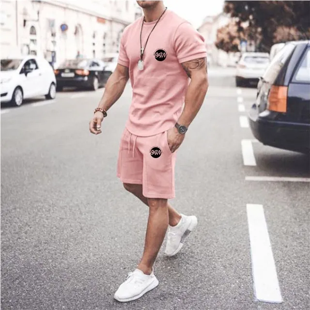 Men's summer clothing set - shorts and t-shirt