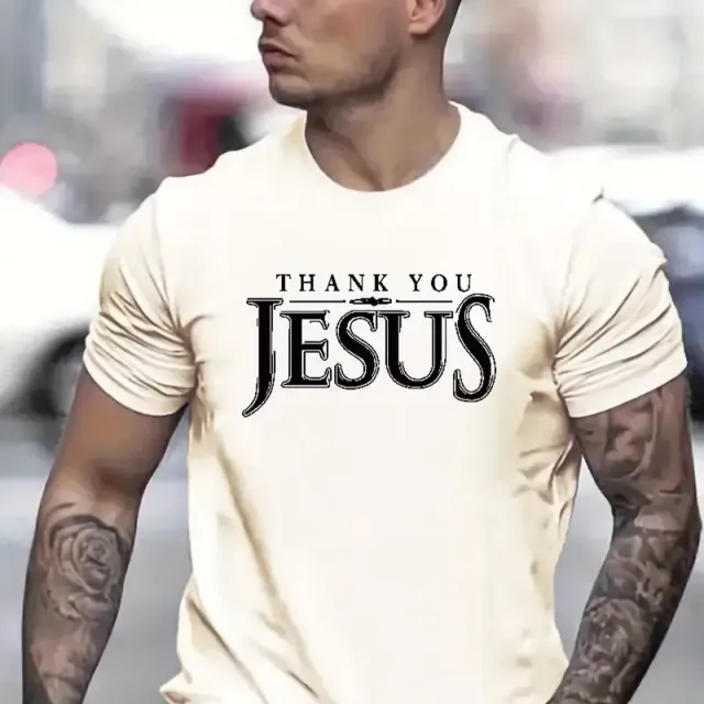 Dziękuję, Jezu drukowanie T-shirt