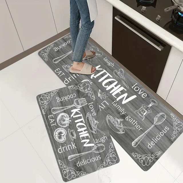 Oilproof kitchen rug