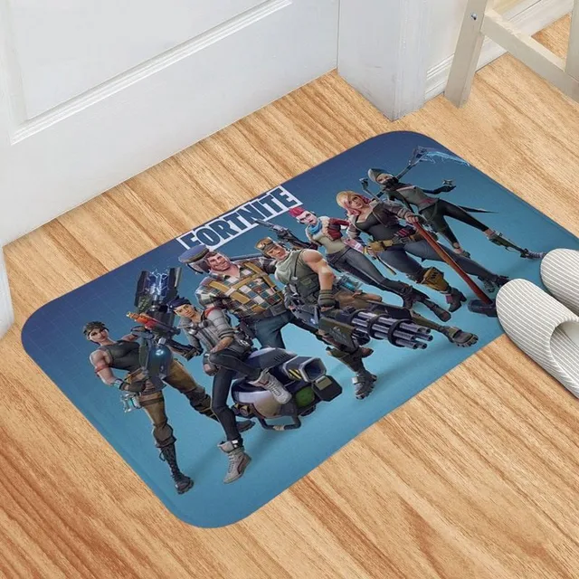 Stylish anti-slip mat with computer game motif DD001-21