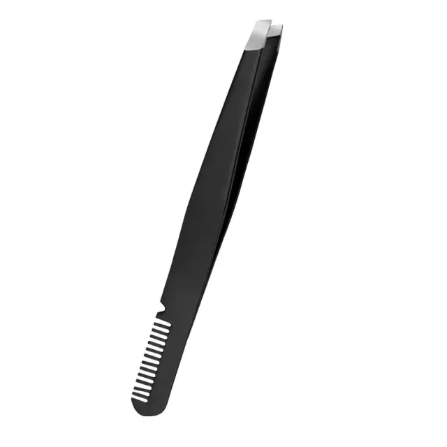 Curve pointed precision tweezers for eyebrows