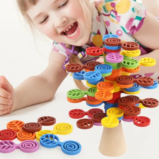 Baby Balance Game - Folding trees - educational toy