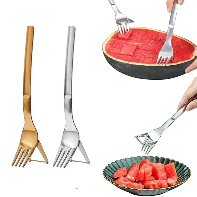 Watermelon slicer with fork Weaver