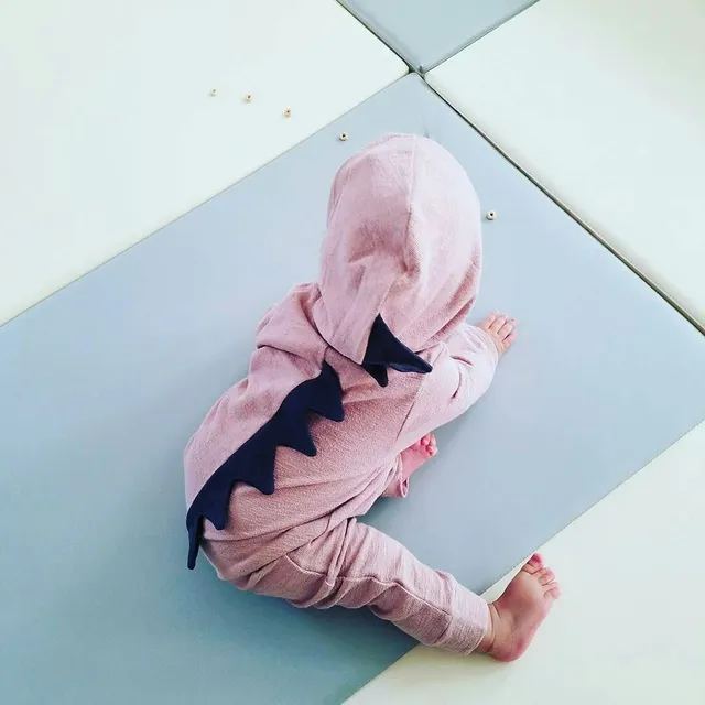 Jumpsuit dla niemowląt - Dinozaur - 2 kolory
