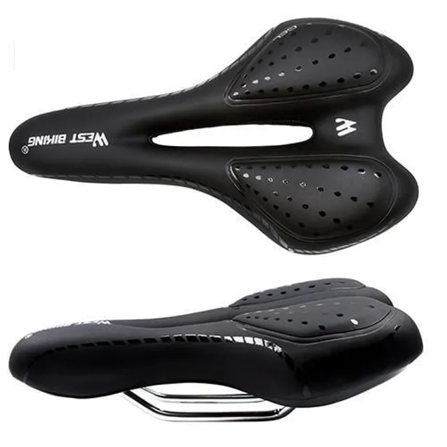 Comfortable bike saddle new-upgrade-black