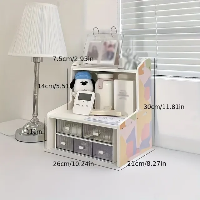 Storage desk stand - Office organizer for home office