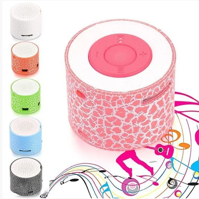 Colorful illuminated luxury mini speaker