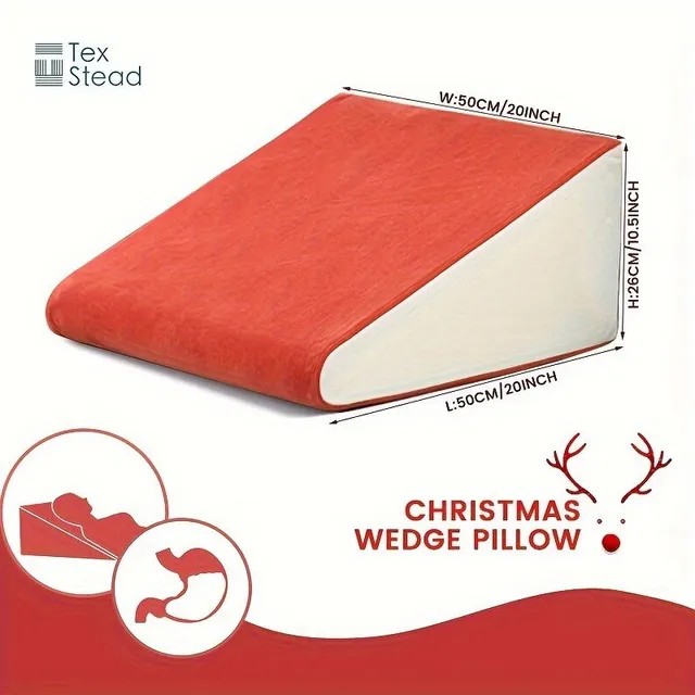 1ks Clín Pillow To Sleep, Clín Pillow Po operácii, Trojuholník Pillow, Wedge Air Layer Sleeping Pillow, Clín Pillow From Memory Penams, Vianočné dekorácie Domov, Vianočný darček, Potreby na bývanie