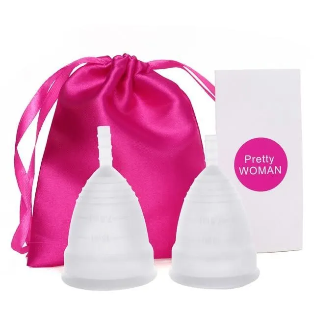 Menstrual cup 2 pcs with bag