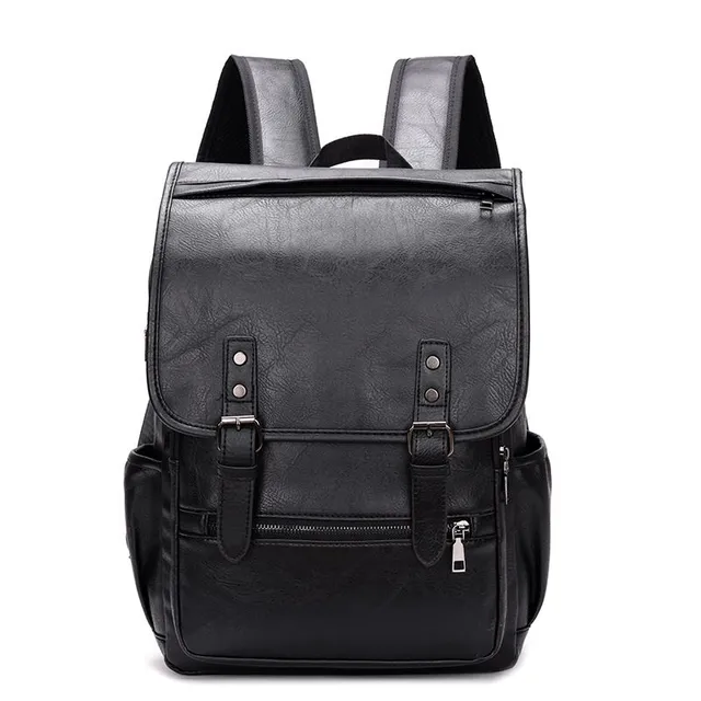 Rucsac unisex din piele - aspect vintage la modă