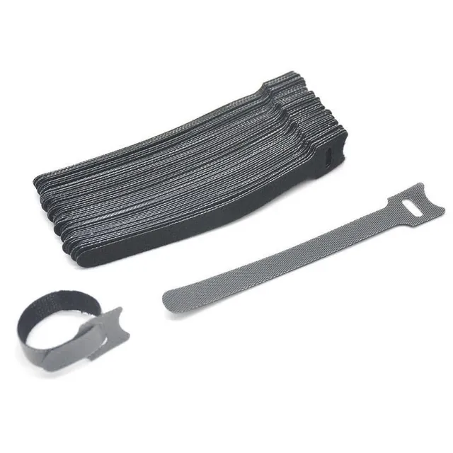 Set of adhesive quality cable straps
