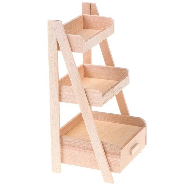 Wooden shelf for doll