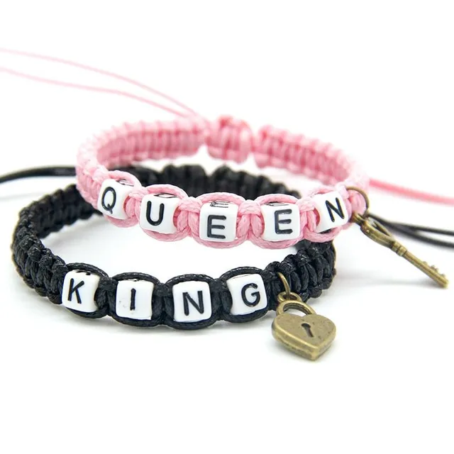 Pair bracelets King - Queen