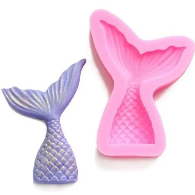 Silicone form - fish tail